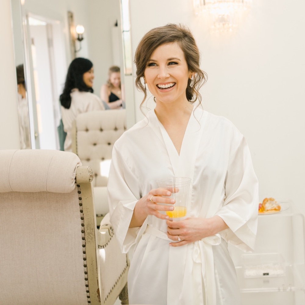 Pretty Robes S/M Ivory Wedding Robe